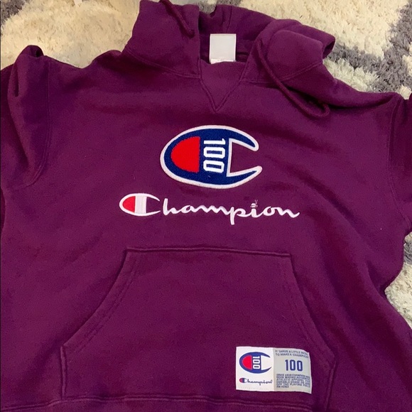 purple champion hoodie - Picture 1 of 3